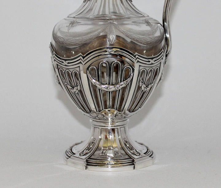 ピュイフォルカ 950. シルバー ワイン カラフェ バカラ ガラス ナポレオン3世 シルバー