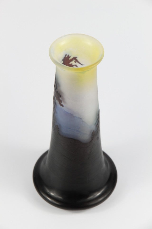 エミールガレ 山岳風景の花瓶