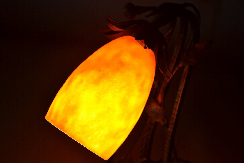 ドーム兄弟 アールデコ 1925年製 錬鉄製ランプ ドーム・ナンシー テーブル ライト