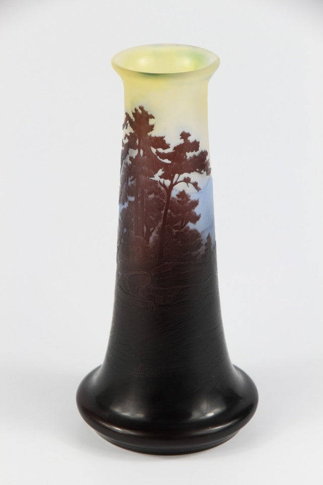 エミールガレ 山岳風景の花瓶