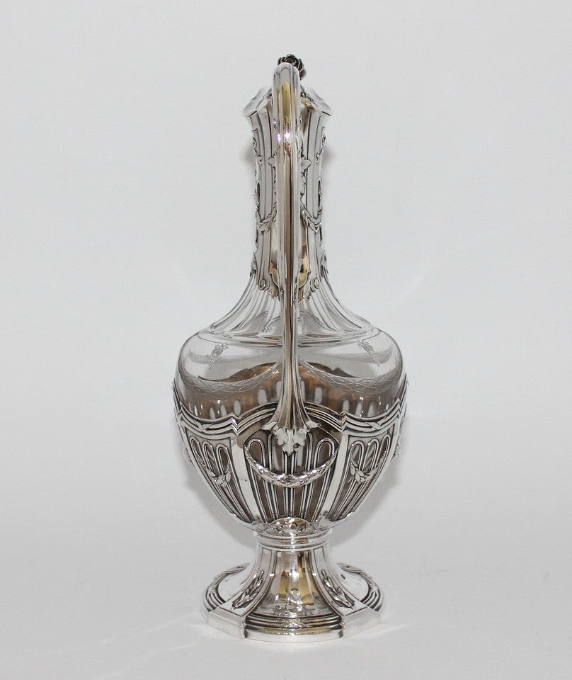 ピュイフォルカ 950. シルバー ワイン カラフェ バカラ ガラス ナポレオン3世 シルバー