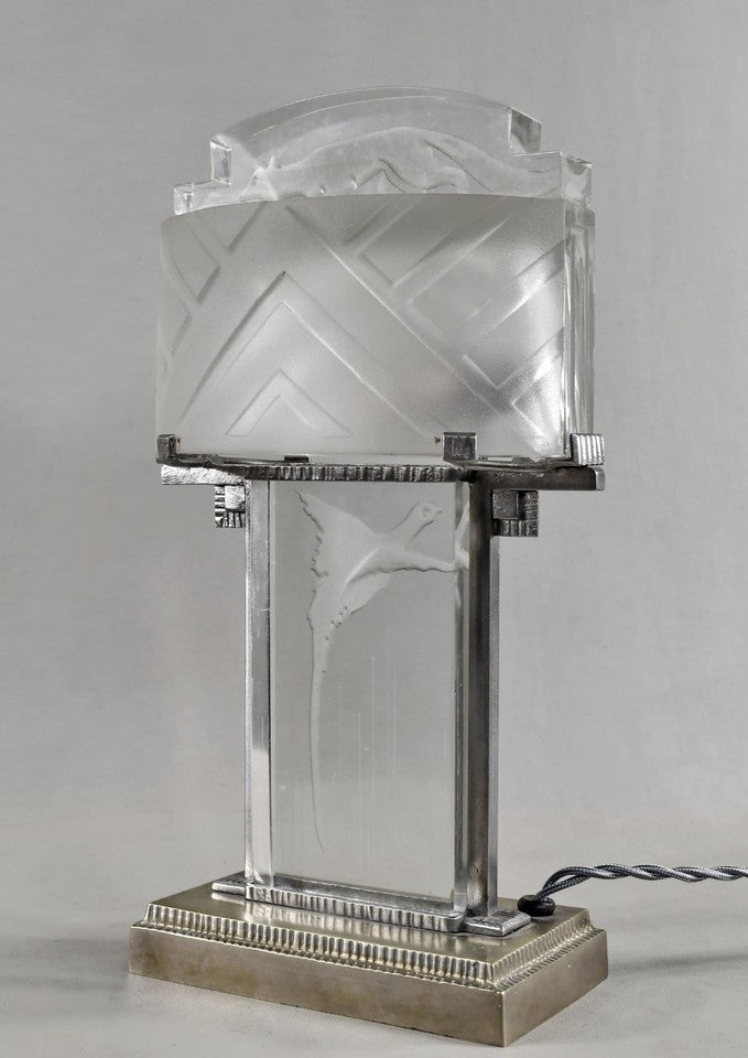 ミューラー兄弟 フランスのアールデコテーブルランプ 1930年 フランス