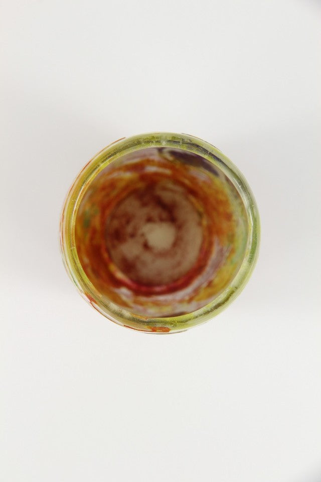 ドーム兄弟（ドームナンシー）ブラックベリーと枯葉の花瓶