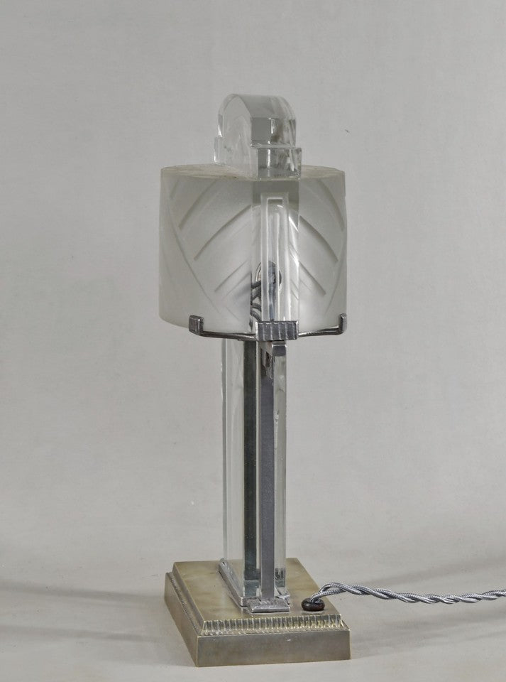 ミューラー兄弟 フランスのアールデコテーブルランプ 1930年 フランス