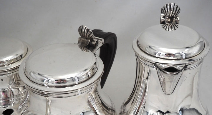 ピュイフォルカ ティー/コーヒーセット 4点セット 純銀製「ミネルヴァ」