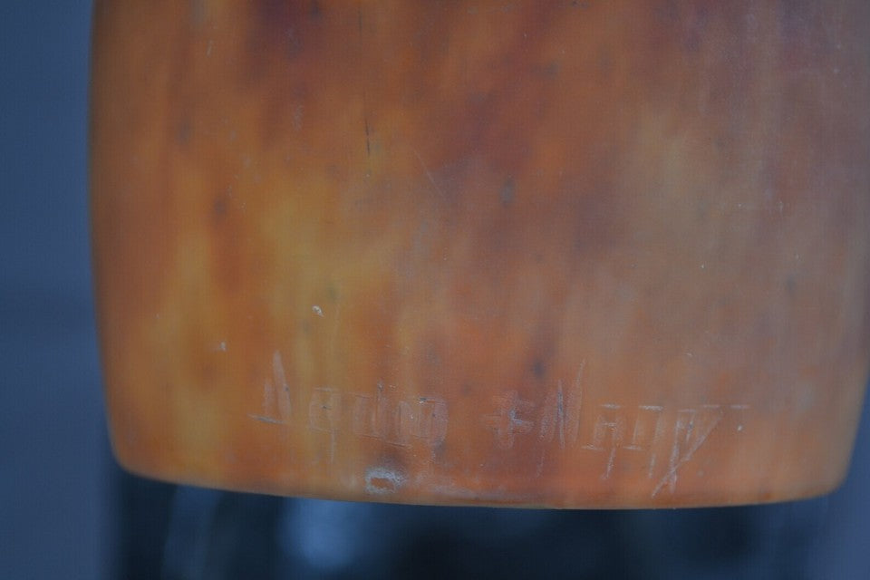 ドーム兄弟 アールデコ 1925年製 錬鉄製ランプ ドーム・ナンシー テーブル ライト