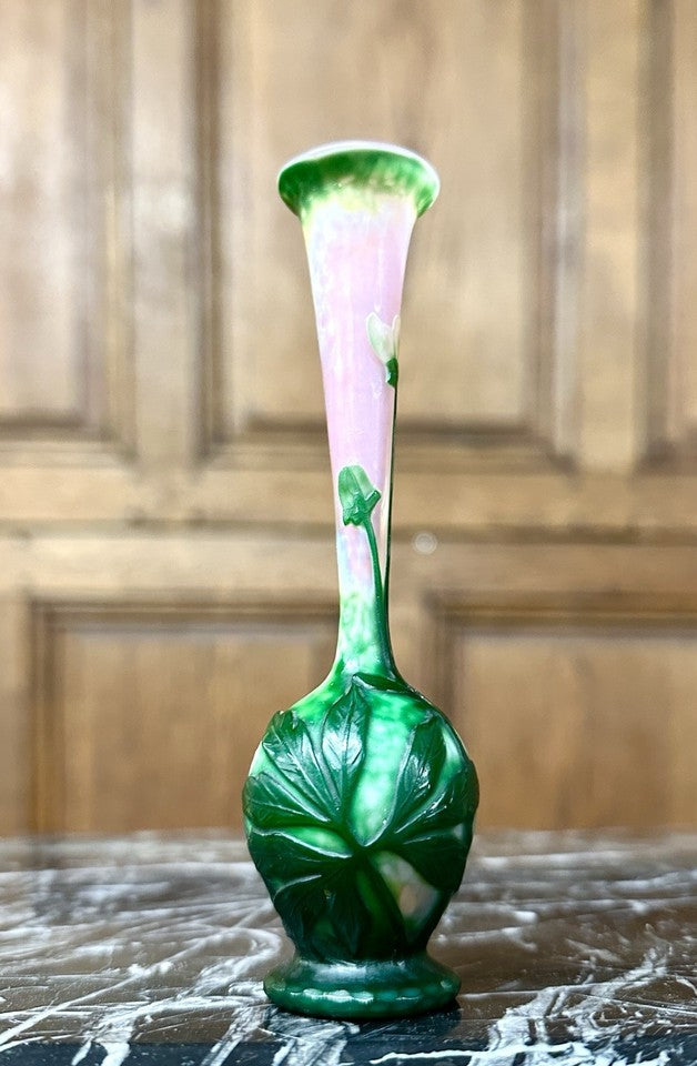 ドーム兄弟（ドームナンシー）アネモネの花のくびれ型花瓶