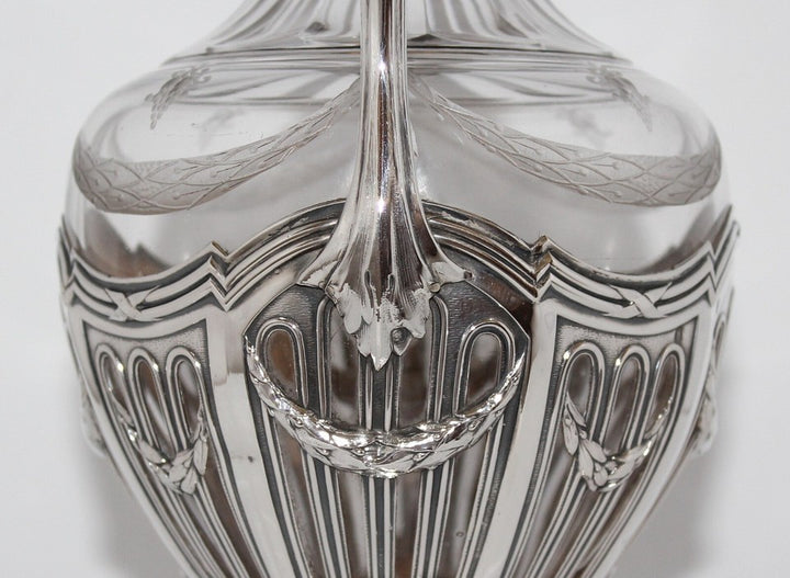 ピュイフォルカ 950. シルバー ワイン カラフェ バカラ ガラス ナポレオン3世 シルバー