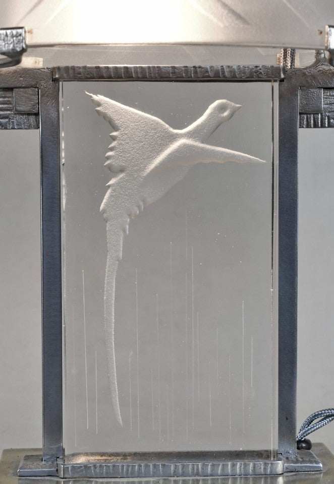 ミューラー兄弟 フランスのアールデコテーブルランプ 1930年 フランス