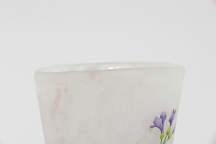 ドーム兄弟（ドームナンシー）紫ナズナの花瓶　 フランス製 1910年頃