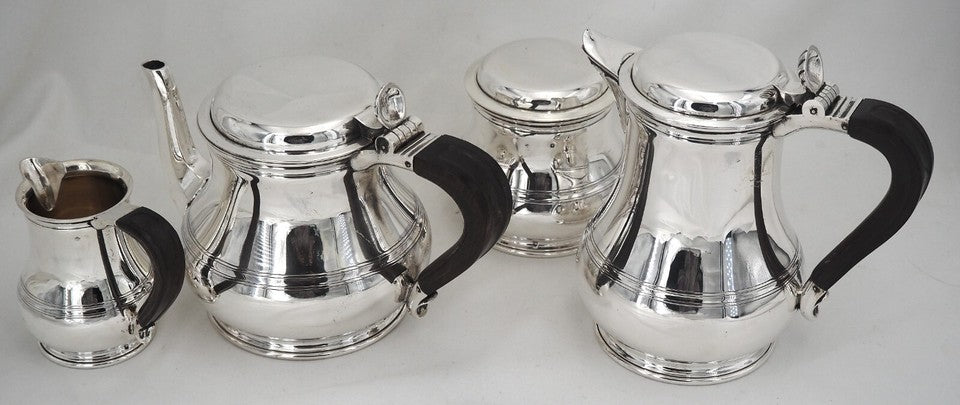 ピュイフォルカ ティー/コーヒーセット 4点セット 純銀製「ミネルヴァ」