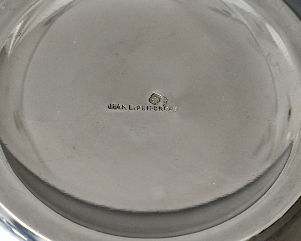 アール・ヌーヴォー様式の銀製ティー・コーヒーセット ジャン・ピュイフォルカ