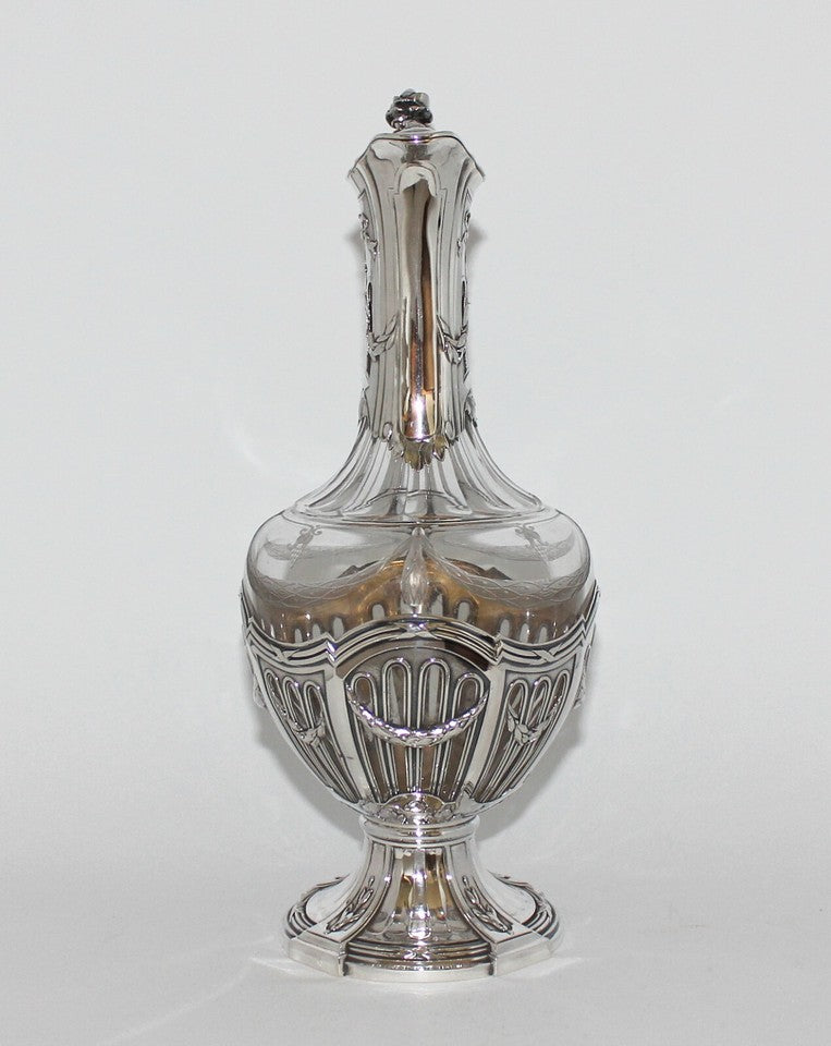 ピュイフォルカ 950. シルバー ワイン カラフェ バカラ ガラス ナポレオン3世 シルバー