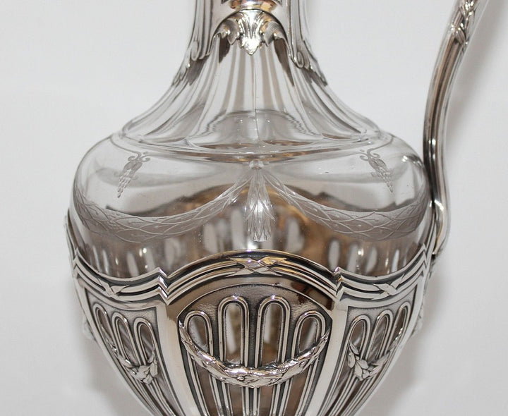 ピュイフォルカ 950. シルバー ワイン カラフェ バカラ ガラス ナポレオン3世 シルバー