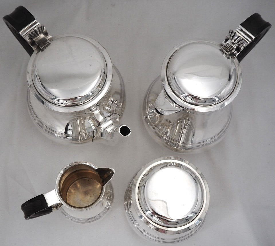 ピュイフォルカ ティー/コーヒーセット 4点セット 純銀製「ミネルヴァ」