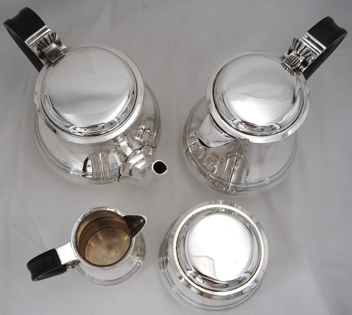 ピュイフォルカ ティー/コーヒーセット 4点セット 純銀製「ミネルヴァ」