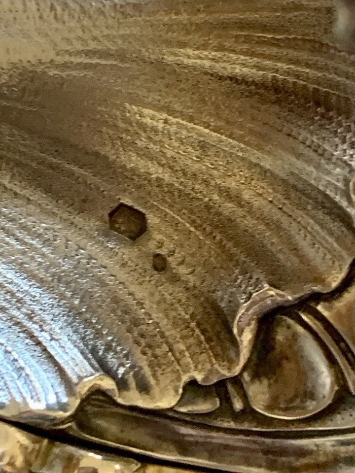 オディオ フレンチロココ スターリング 950 コンディメントポット ライナー付き 37オンス