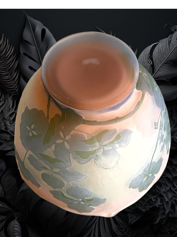エミール・ガレ  1898-1904年頃の作品 紫陽花の花瓶 アール・ヌーヴォー時代