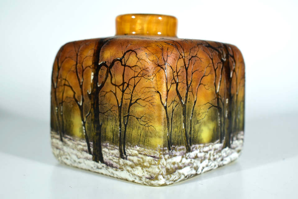 ドーム ナンシー 秋景色文 ランプベース 湖水風景 夕暮れ Daum Nncy ドーム ナンシー 秋景色文 ランプベース 湖水風景 夕暮れ Daum Nncy