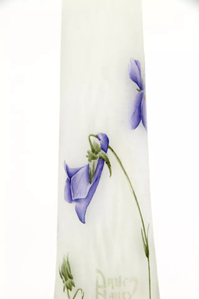 ドーム兄弟（ドームナンシー）スミレの花が描かれた中型花瓶