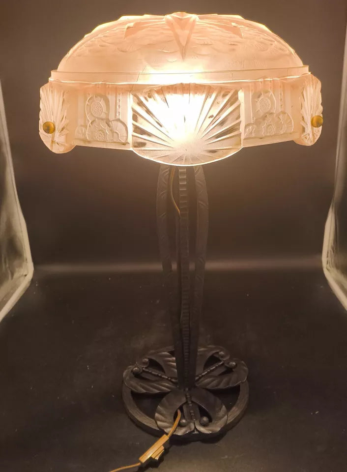 ミューラー兄弟 アールデコテーブルランプ 1925～1930年代