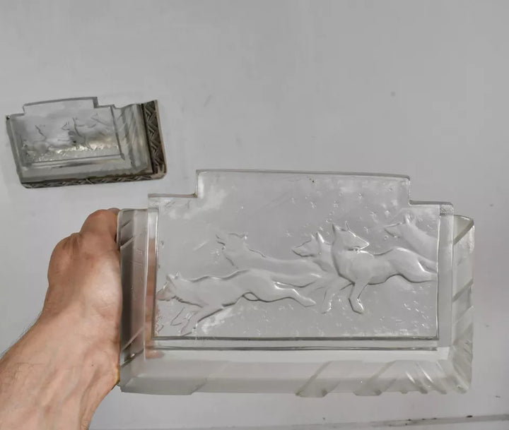 ミューラー兄弟 フランス アールデコ調の希少なペアウォールランプ