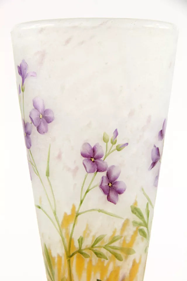 ドーム兄弟（ドームナンシー）大根の花が描かれた花瓶