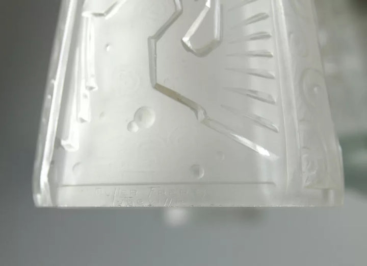 ミューラー兄弟 金縁と孔雀模様のシャンデリア