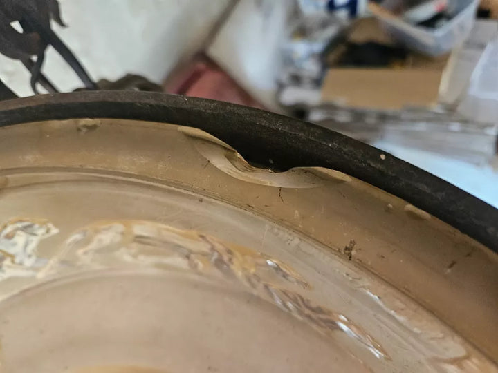 ミューラー兄弟 豹の型押しガラスシャンデリア