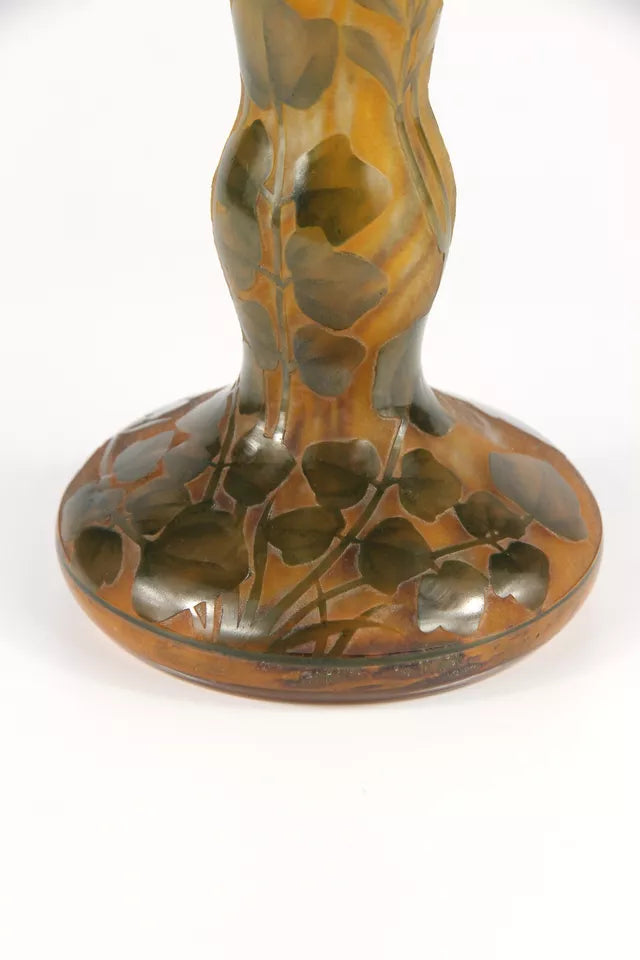 ドーム兄弟（ドームナンシー）大根の花が描かれた花瓶