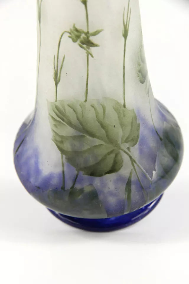 ドーム兄弟（ドームナンシー）スミレの花が描かれた中型花瓶