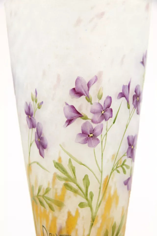 ドーム兄弟（ドームナンシー）大根の花が描かれた花瓶