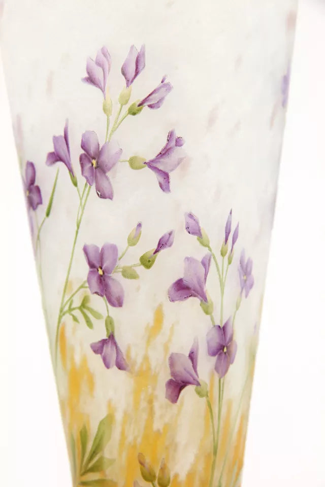 ドーム兄弟（ドームナンシー）大根の花が描かれた花瓶