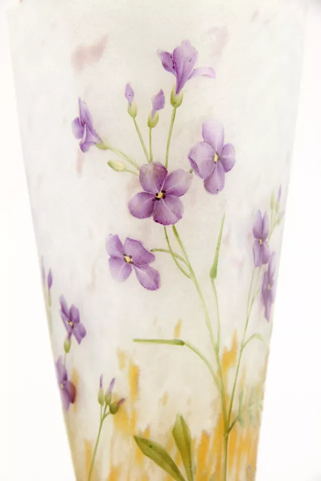 ドーム兄弟（ドームナンシー）大根の花が描かれた花瓶