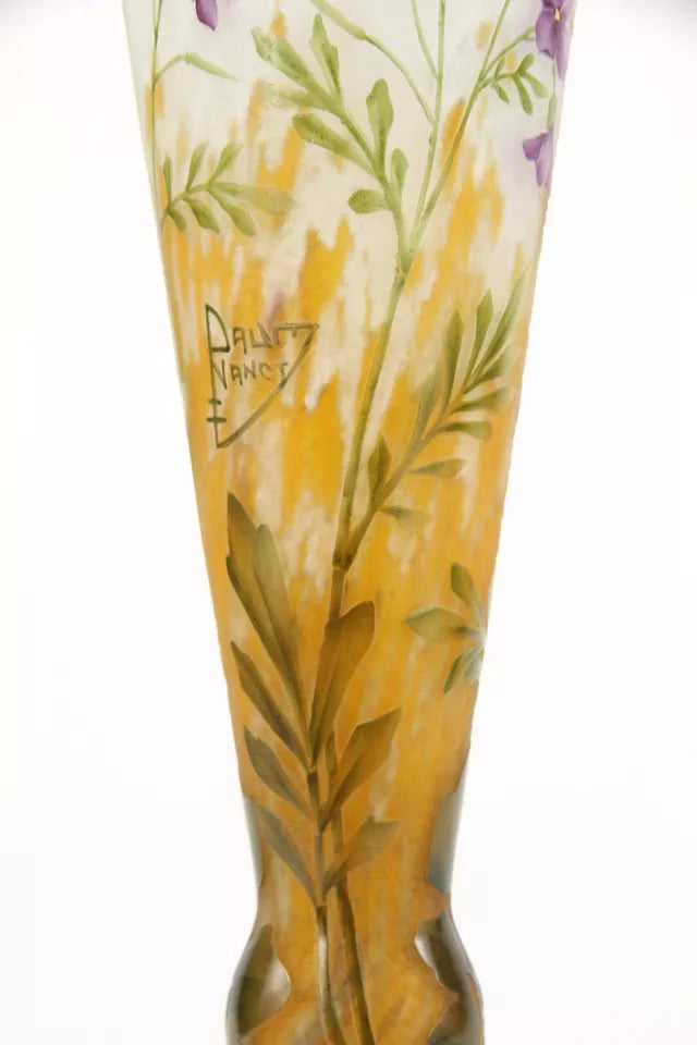 ドーム兄弟（ドームナンシー）大根の花が描かれた花瓶