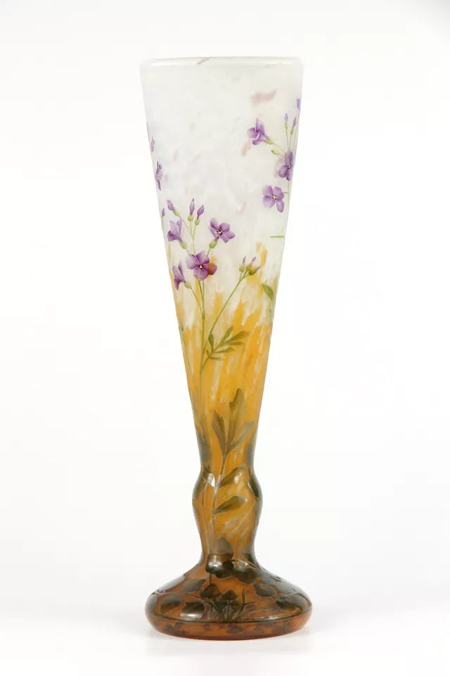 ドーム兄弟（ドームナンシー）大根の花が描かれた花瓶