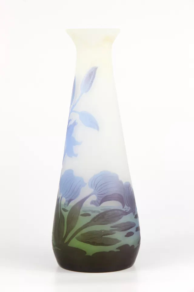 エミールガレ スイレンの花と水草が描かれた花瓶
