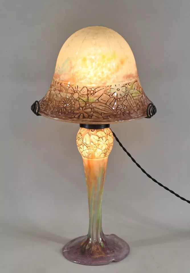 ミューラー兄弟  フランス製アールデコ マッシュルームランプ 1920年代