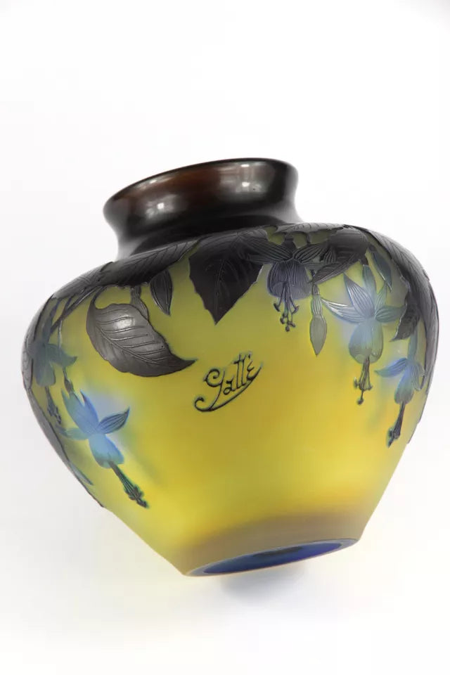 エミールガレ フクシアの花が描かれた花瓶