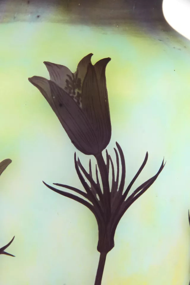 ドーム兄弟（ドームナンシー）クチナシの花が描かれた花瓶