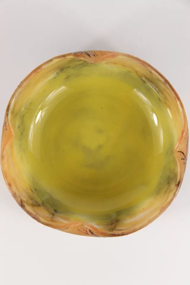 ドーム兄弟（ドームナンシー）冬景色が描かれた小鉢