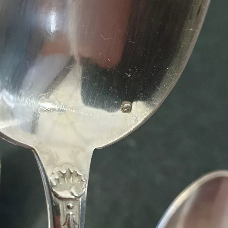 ピュイフォルカ製 純銀テーブルスプーン 12本セット ポンパドールモデル