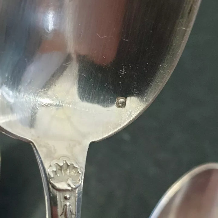 ピュイフォルカ製 純銀テーブルスプーン 12本セット ポンパドールモデル