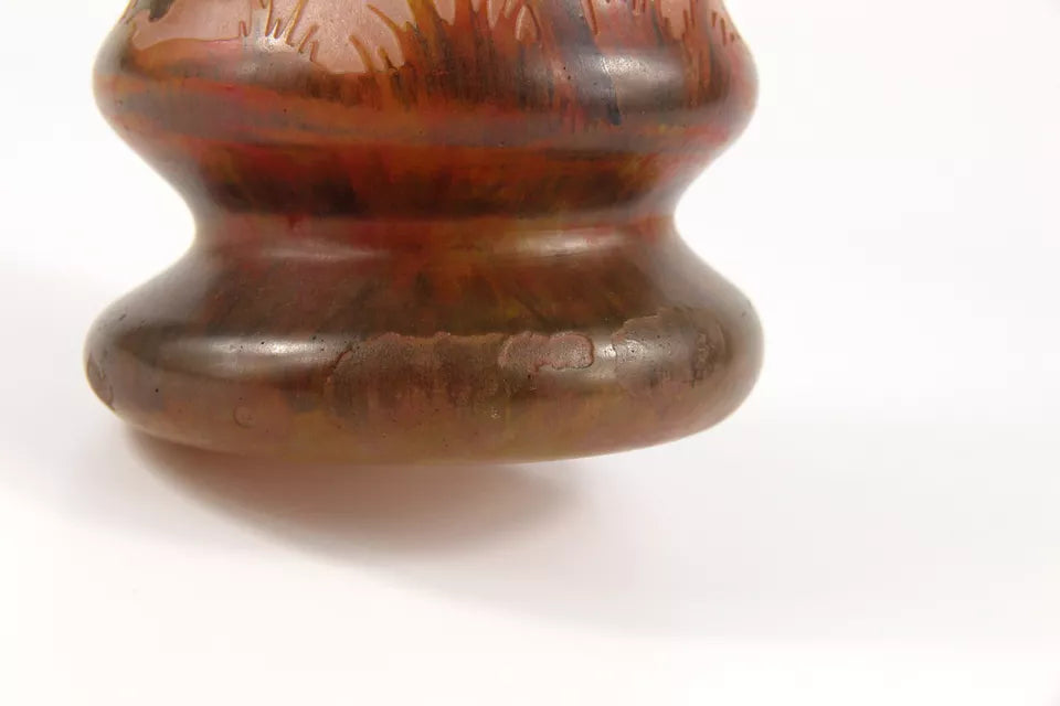 ドーム兄弟（ドームナンシー）春の湖の風景が描かれた花瓶