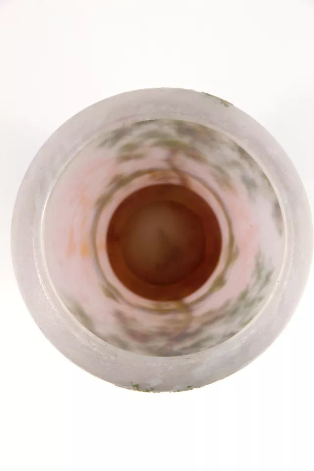 ドーム兄弟（ドームナンシー）春の湖の風景が描かれた花瓶