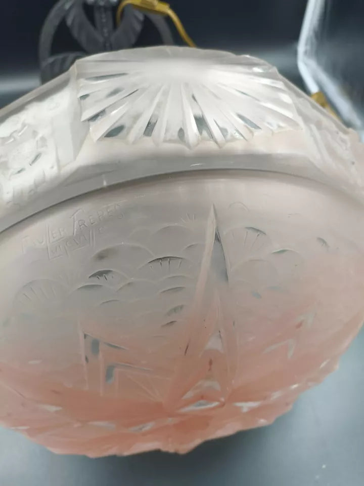 ミューラー兄弟 アールデコテーブルランプ 1925～1930年代