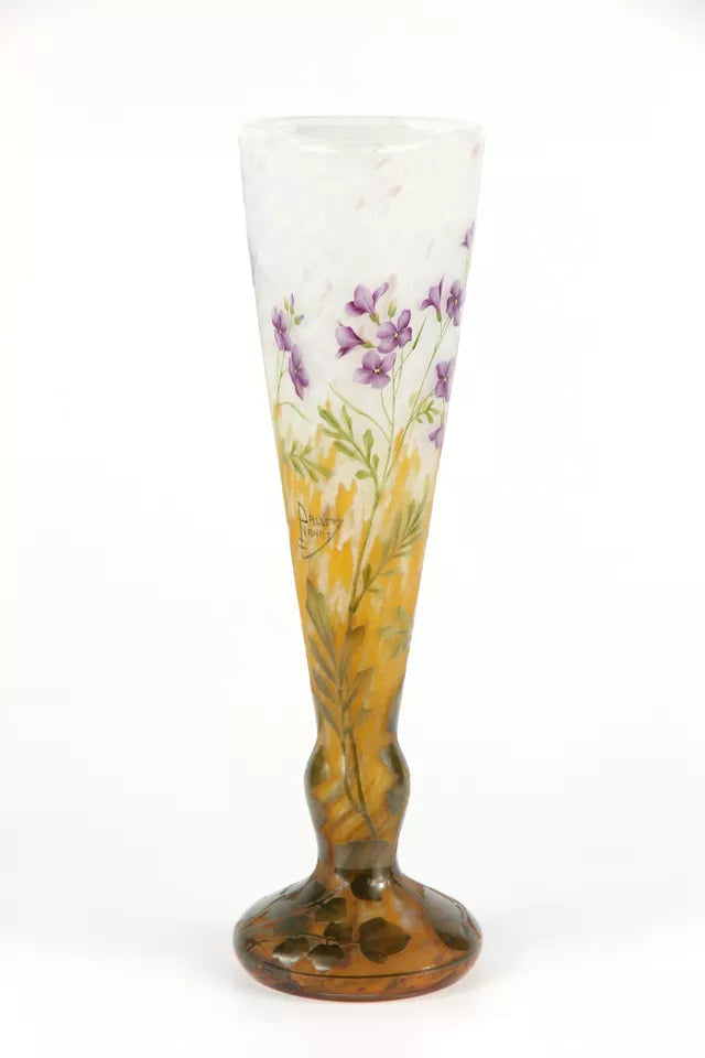 ドーム兄弟（ドームナンシー）大根の花が描かれた花瓶