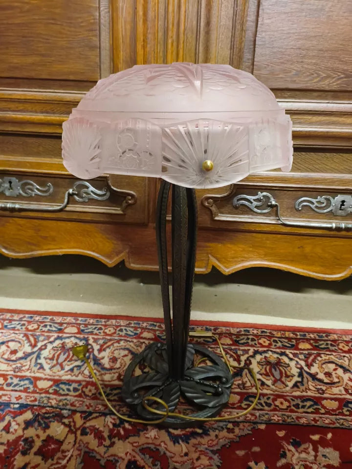 ミューラー兄弟 アールデコテーブルランプ 1925～1930年代