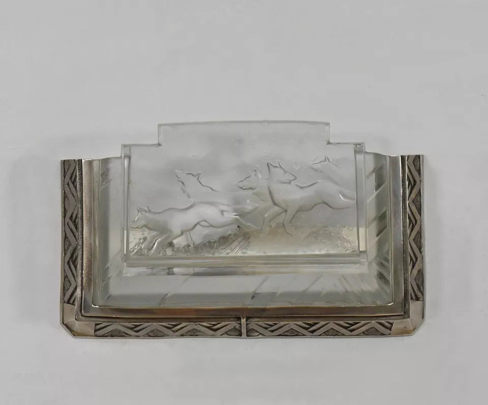 ミューラー兄弟 フランス アールデコ調の希少なペアウォールランプ