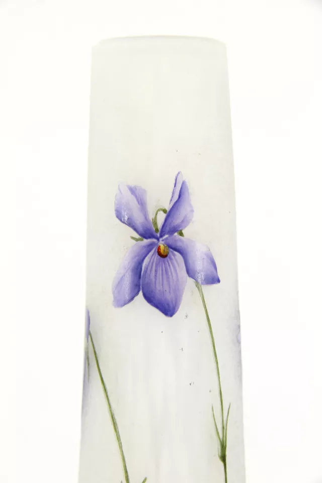ドーム兄弟（ドームナンシー）スミレの花が描かれた中型花瓶